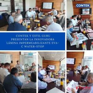 Expertos en construcción se reunieron para conocer la última tecnología en impermeabilización.